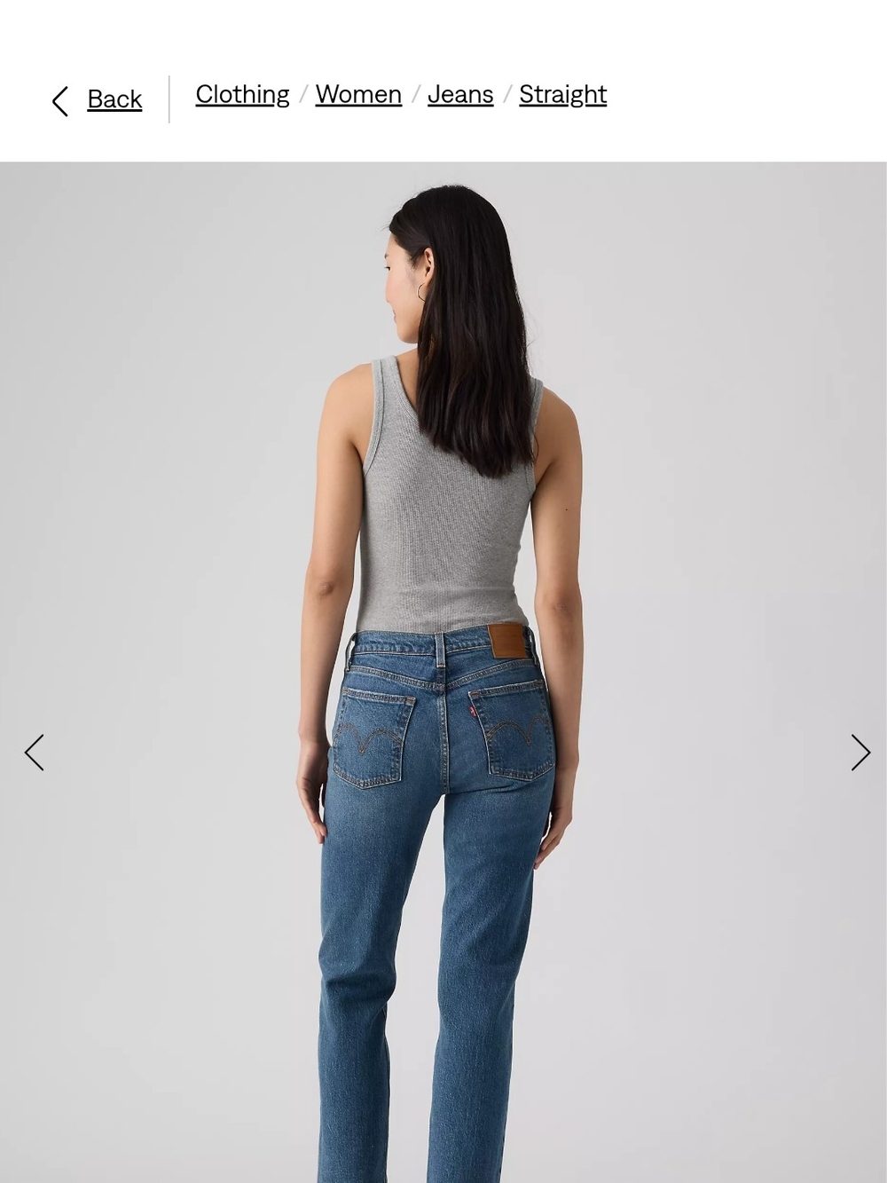 Levi's Wedgie 26x28 Oxnard Haze Wash